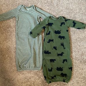 Carter’s New born sleeper gowns.